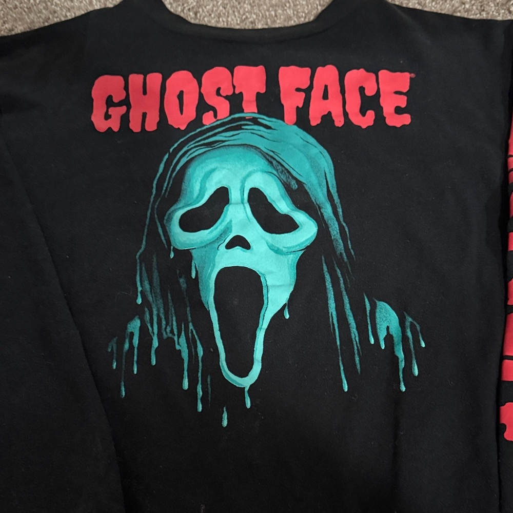 Ghost Face Black Sweater